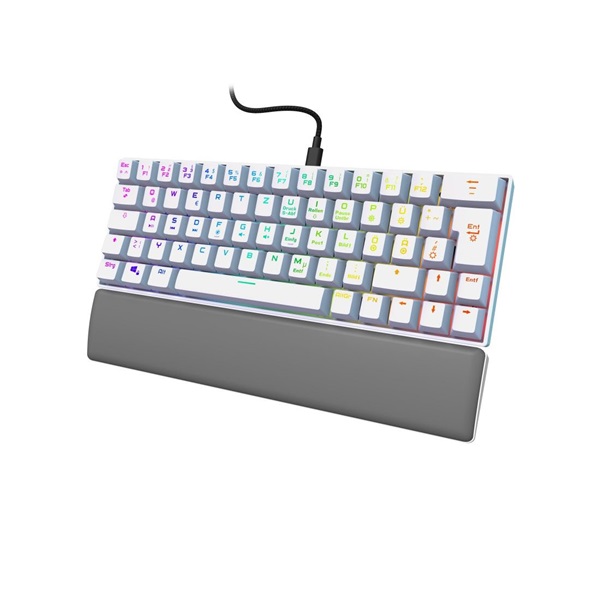 URAGE by Hama 13217829 EXODUS 760TKL RGB (red switch) fehér mechanikus billentyűzet