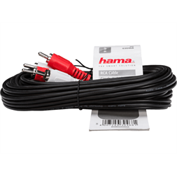 Hama 30468 ST ECO 5,0m 2RCA-2RCA összekötő kábel