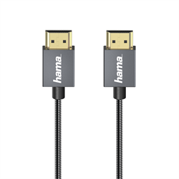 Hama 135792 "Elite" High speed HDMI kábel ethernettel, 0,75m