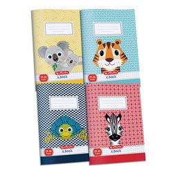 Herlitz Cute Animals A5 27-32 kockás füzet