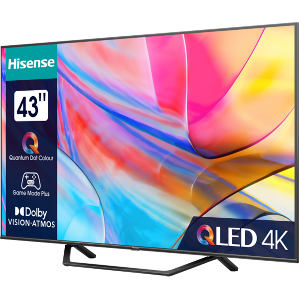 Hisense 43" 43A7KQ 4K UHD Smart QLED TV