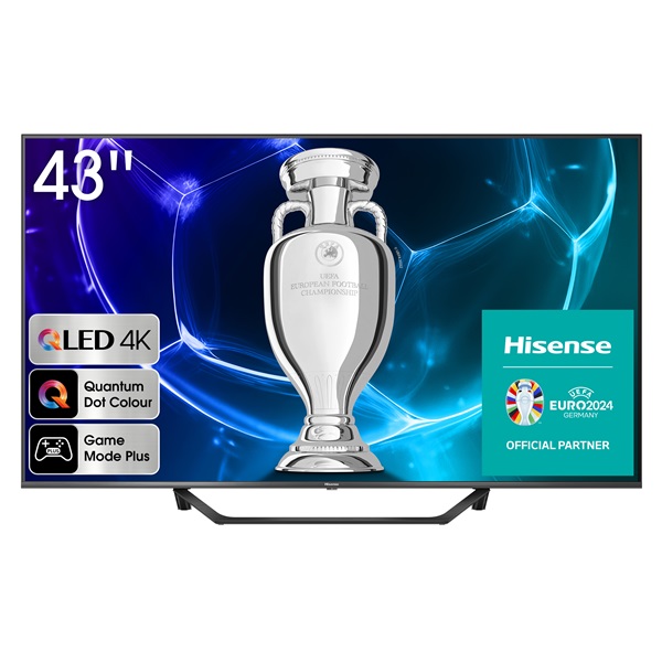 Hisense 43" 43A7KQ 4K UHD Smart QLED TV