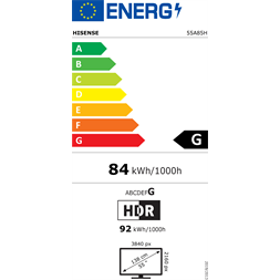 Hisense 55" 55A85H 4K UHD Smart Gamer OLED TV