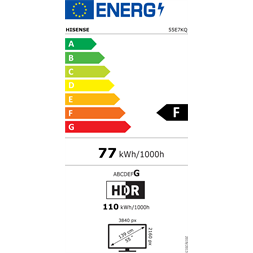 Hisense 55" 55E7KQ 4K UHD Smart QLED TV