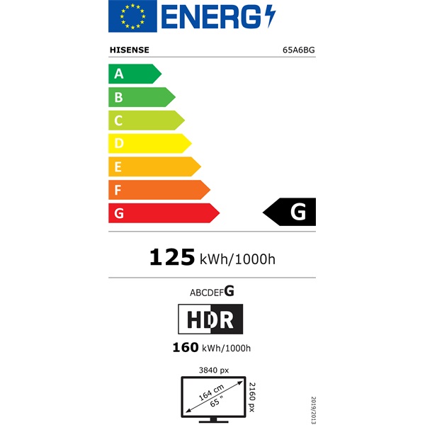 Hisense 65" 65A6BG 4K UHD Smart LED TV