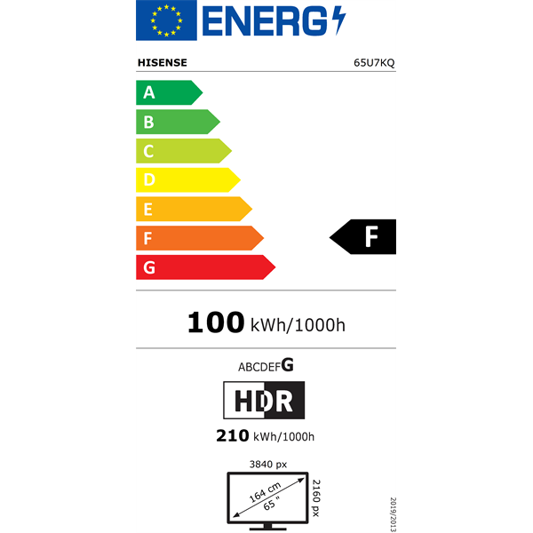 Hisense 65" 65U7KQ 4K UHD Smart MiniLED TV