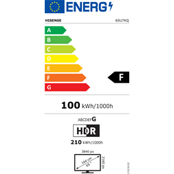 Hisense 65" 65U7KQ 4K UHD Smart MiniLED TV