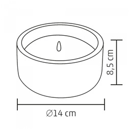 Home CDL 14 LED-es kő mécses