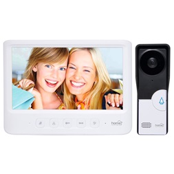 Home DPV 26 fehér videó kaputelefon 7"-os LCD betéri monitorral