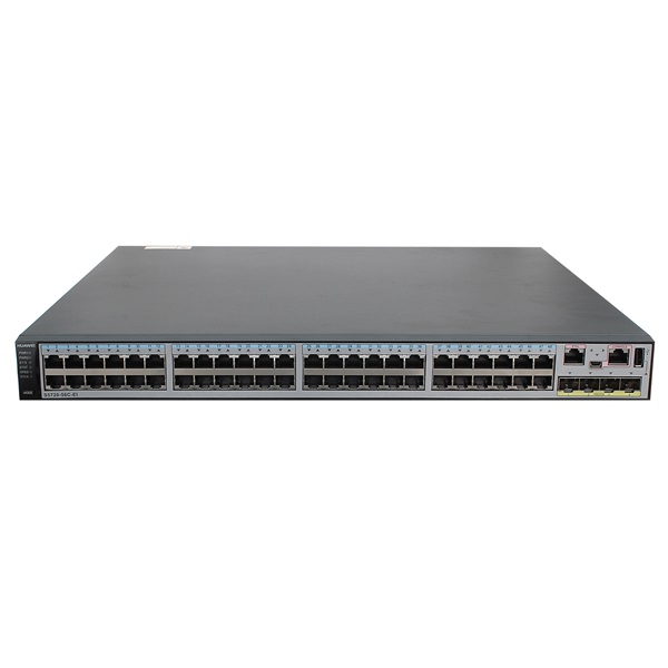 Huawei S5720-56C-EI bundle 48xGbE LAN 4x10GbE SFP+ L3 menedzselhető switch