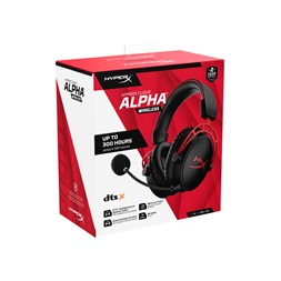 HyperX Cloud Alpha Wireless fekete gamer headset