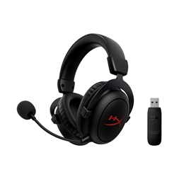 HyperX Cloud Core Wireless fekete gamer headset