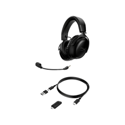 HyperX Cloud III Wireless fekete gamer headset