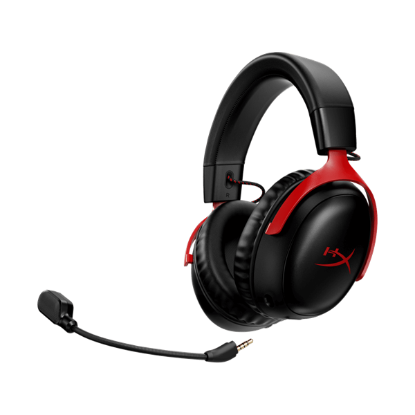 HyperX Cloud III Wireless fekete-piros gamer headset