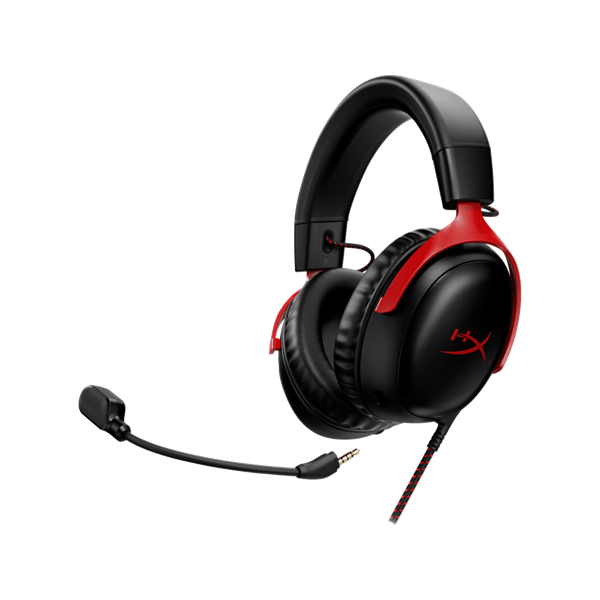 HyperX Cloud III fekete-piros gamer headset