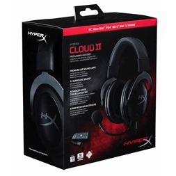 HyperX Cloud II 3,5 Jack/USB fegyverszürke gamer headset