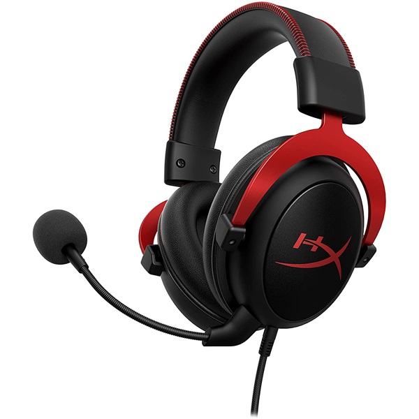 HyperX Cloud II 3,5 Jack/USB fekete-vörös gamer headset