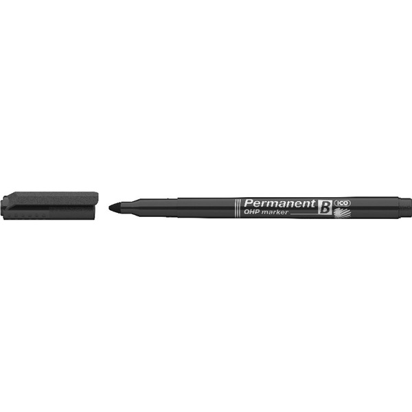 ICO OHP B 2-3mm fekete permanent marker