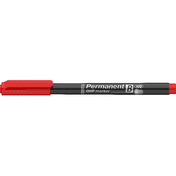 ICO OHP B 2-3mm piros permanent marker