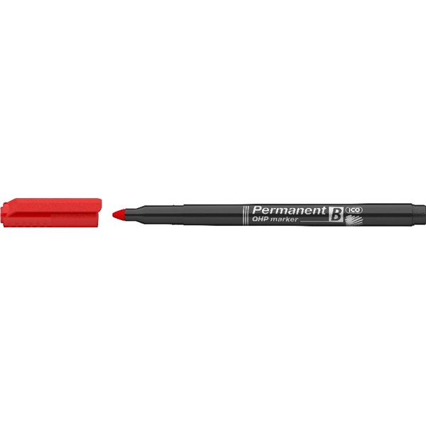 ICO OHP B 2-3mm piros permanent marker