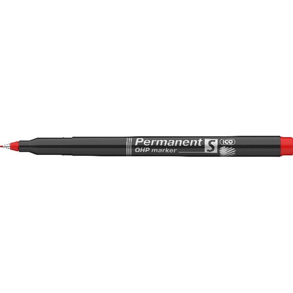 ICO OHP S 0,3mm piros permanent marker