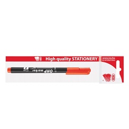 ICO OHP M 1-1,5mm BL piros permanent marker