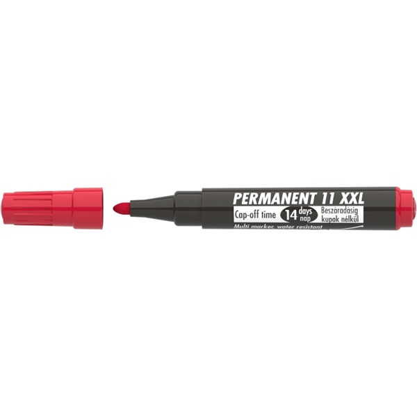 ICO Permanent 11 XXL piros marker