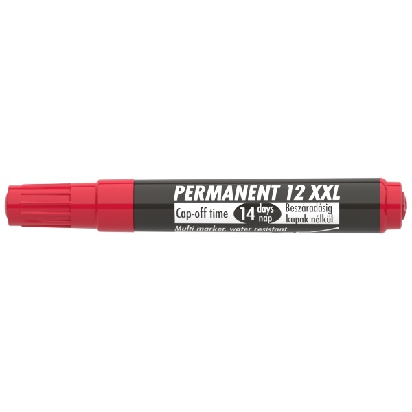 ICO Permanent 12 XXL piros marker