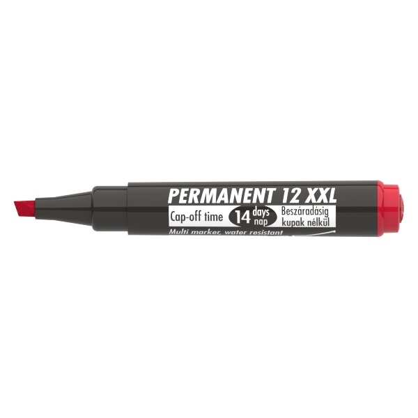 ICO Permanent 12 XXL piros marker