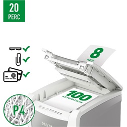 Leitz IQ AutoFeed SmallOffice 100 P4 Pro automata iratmegsemmisítő