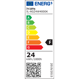 Iris Lighting AG24W4000K 24W 2400lm 4000K LED mélysugárzó IP44