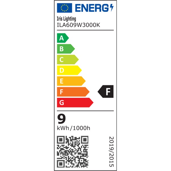 Iris Lighting E27 A60 9W/3000K/810lm LED fényforrás