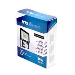 Iris Lighting Z plus 10824683 30W 4000K 2400lm mozgásérzékelős LED reflektor