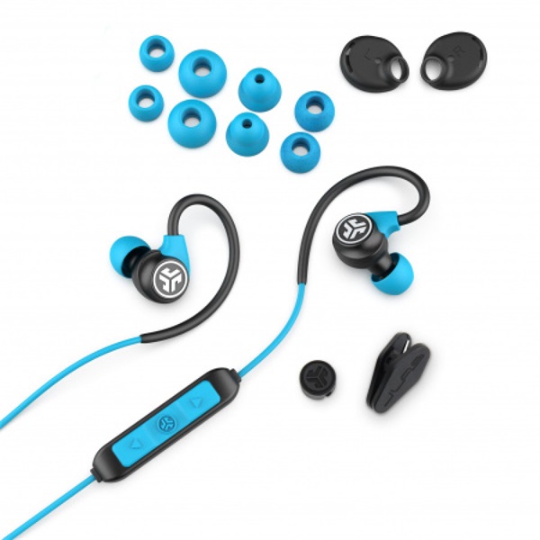 JLab Fit Sport 3 vezeték nélküli Bluetooth fekete-kék sport fülhallgató