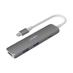 Joby JB01821-BWW 4K HDMI 2xUSB-A PD USB C Hub