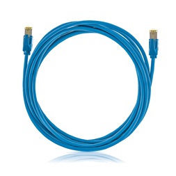 KE-Line Cat6A 10Gigabit STP Patch Kábel 1m kék