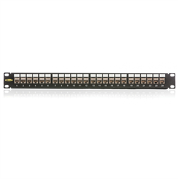 KE-Line Cat6 Moduláris árnyékolt Patch panel 24xRJ45/S