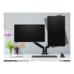 Kensington K59601WW SmartFit Dual One Touch állítható magasságú kétkaros monitortartó