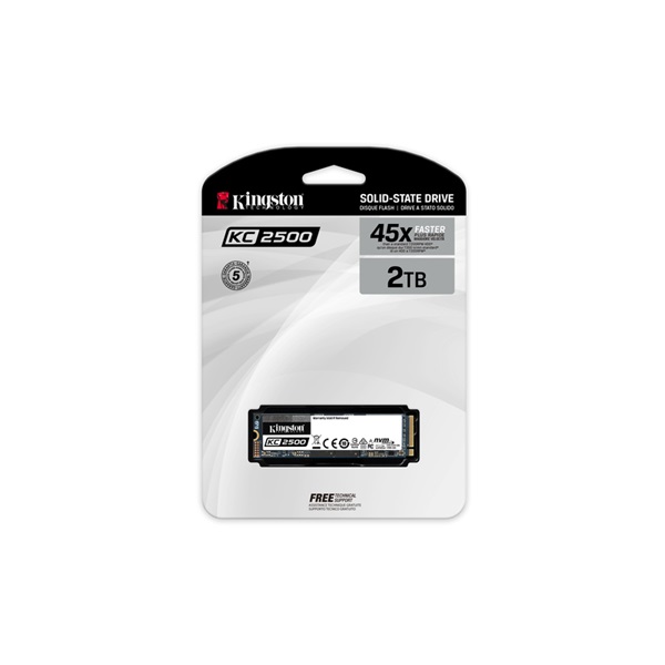 Kingston 2TB M.2 NVMe 2280 KC2500 (SKC2500M8/2000G) SSD