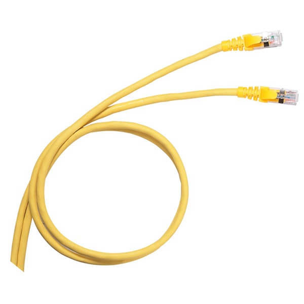 Legrand Cat6A (S/FTP) sárga 2 méter LCS3 árnyékolt patch kábel