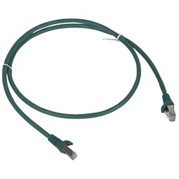 Legrand Cat6A (S/FTP) zöld 5 méter LCS3 árnyékolt patch kábel