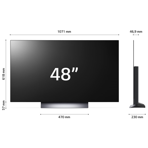 LG 48" OLED48C31LA 4K UHD OLED evo TV