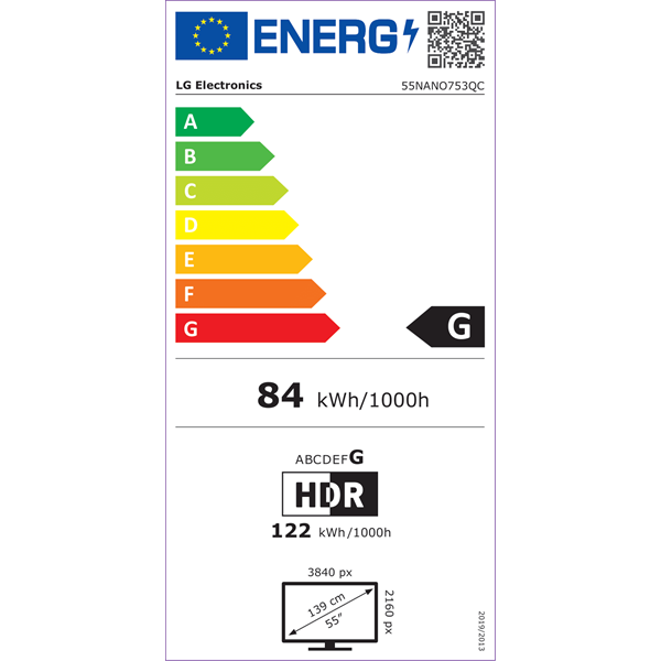 LG 55" 55NANO753QC 4K UHD NanoCell Smart LED TV