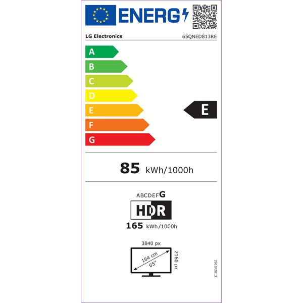 LG 65" 65QNED813RE 4K UHD QNED TV