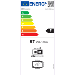 LG 65" OLED65G33LA 4K UHD OLED evo TV