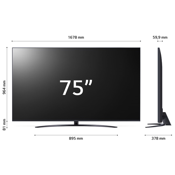 LG 75" 75UR81003LJ 4K UHD Smart LED TV