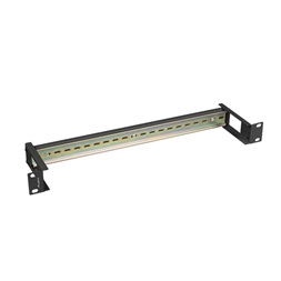 Lanberg AK-1801-B 19" 1U fekete DIN sín panel