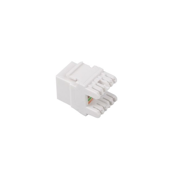 Lanberg KSU6-1000 Cat6 UTP 180°-os betűzős árnyékolatlan RJ45 Keystone jack