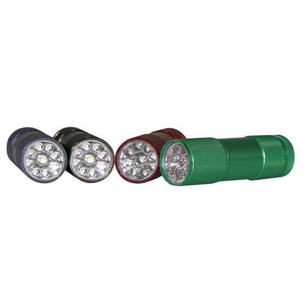 Emos P3848A 50lm 3xAAA fém 9 LED-es elemlámpa