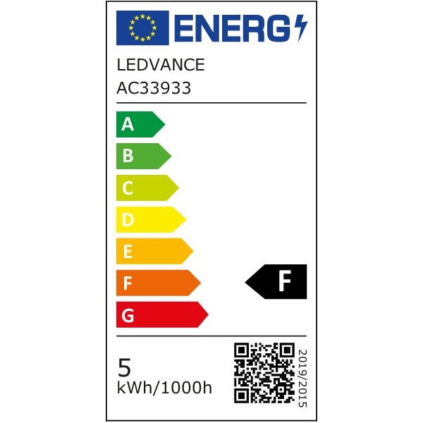 Ledvance Smart+ Bluetooth vezérlésű 5W 2700K E14, kisgömb alakú LED fényforrás